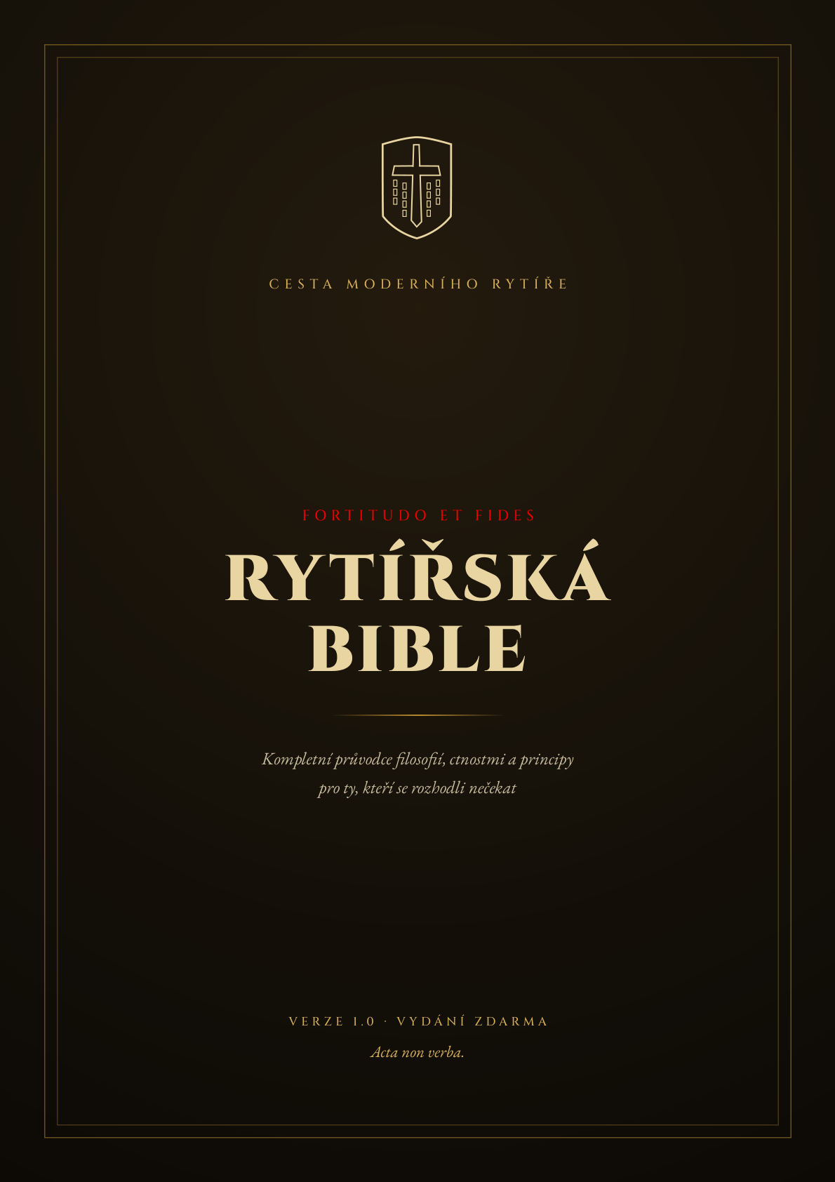 Obálka bezplatné Rytířské bible Cesty moderního rytíře